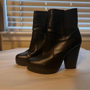 ASOS Black Heeled Boots